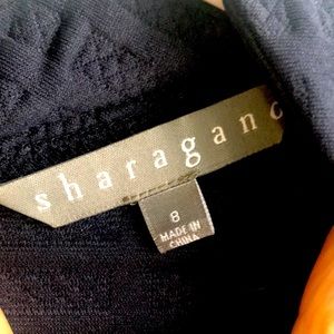 Navy blue sleeveless dress